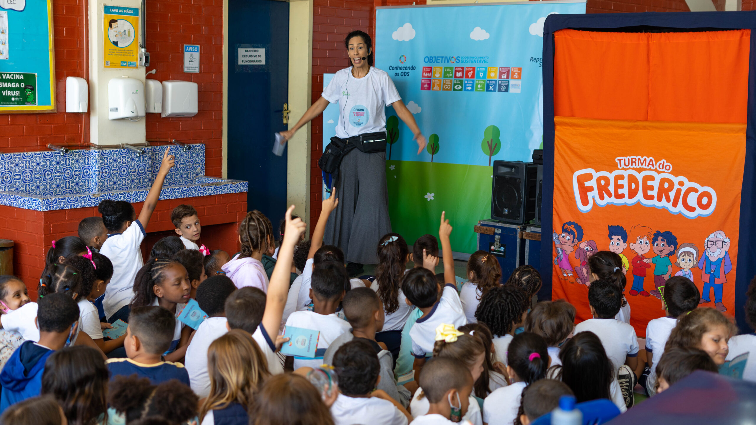 Escolas públicas recebem projeto que aproxima alunos e professores dos Objetivos de Desenvolvimento Sustentável da ONU